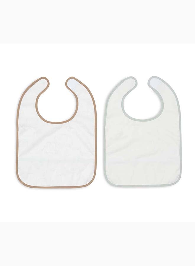 Jollein Bib Waterproof Elephant Tales (2pack) - Image 3